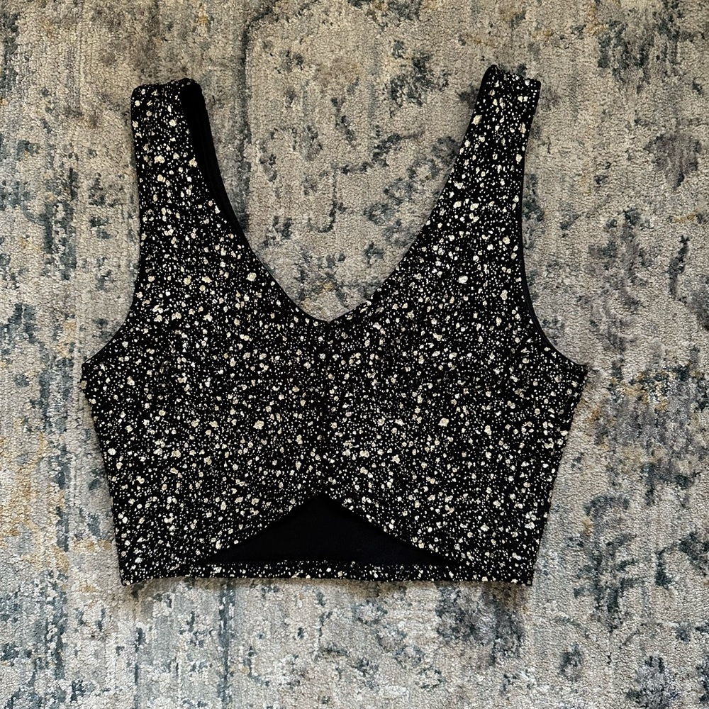 Glitter crop top